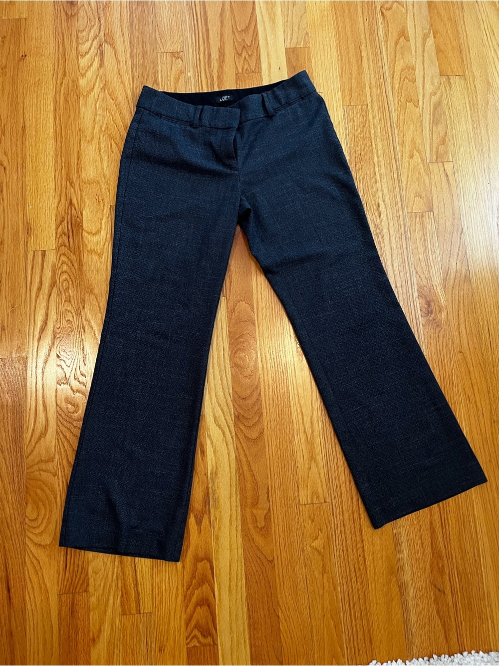 LOFT Blue-ish Gray Petite Marisa Trouser Pants